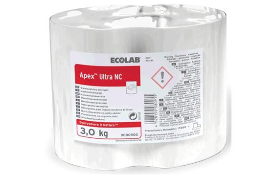 126162 ECOLAB 9080900 Maskinoppvask ECOLAB Apex Ultra NC 3 kg 